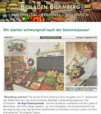 Newsletter September 2017 screenshot